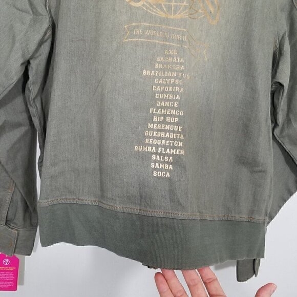 NWT Zumba Fitness Zip-Up Jacket Green Size XXL - Picture 6 of 7